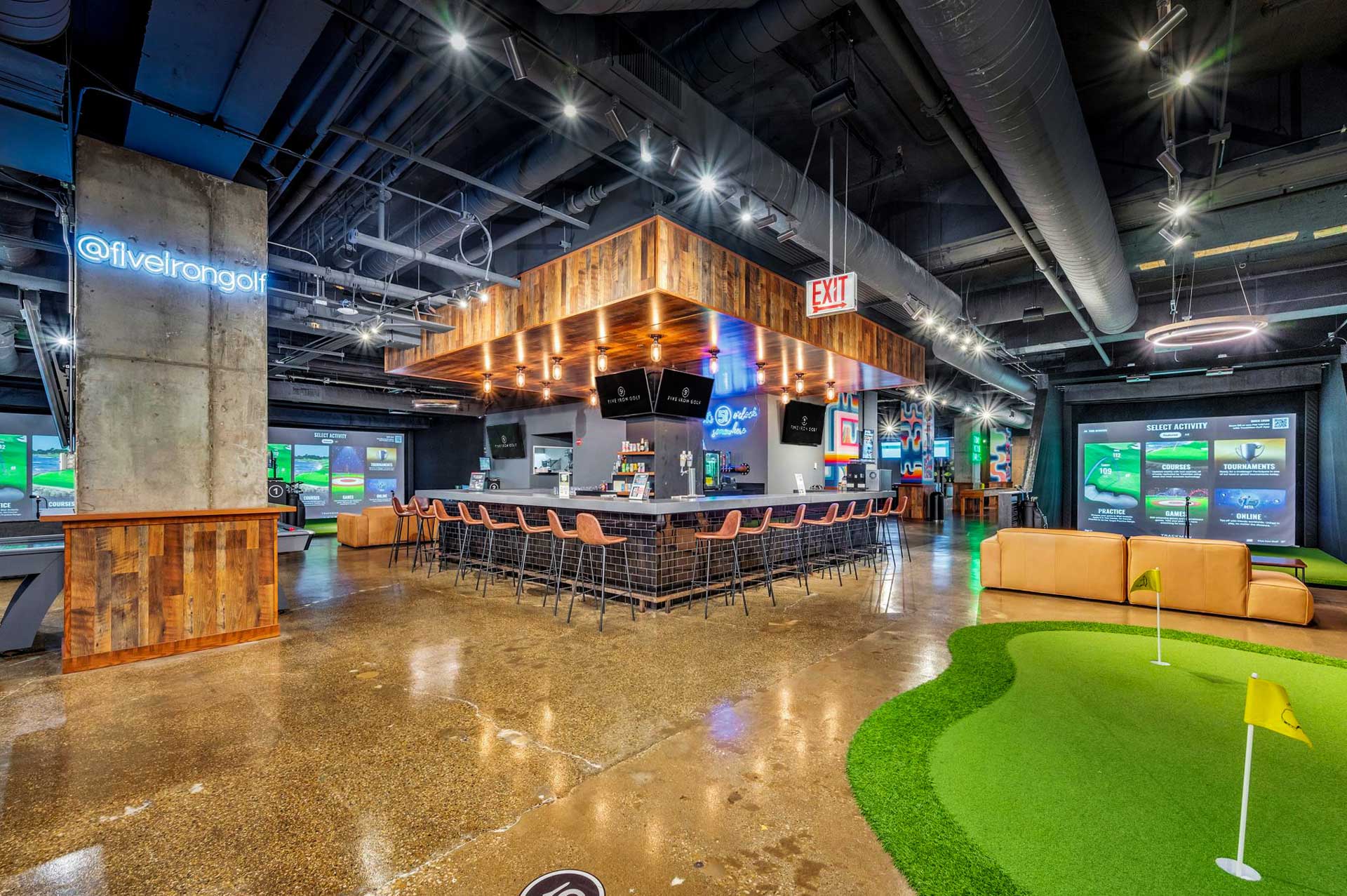 Indoor Golf Chicago Golf Simulators and Duckpin Bowling